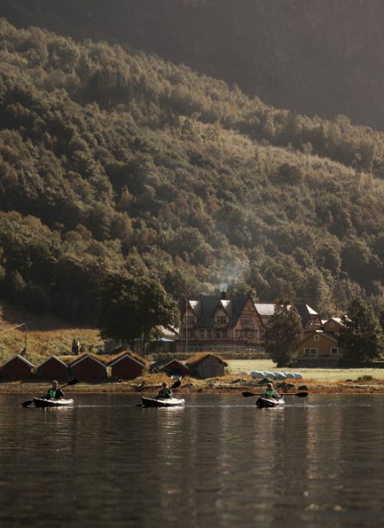 Kajakk på fjorden